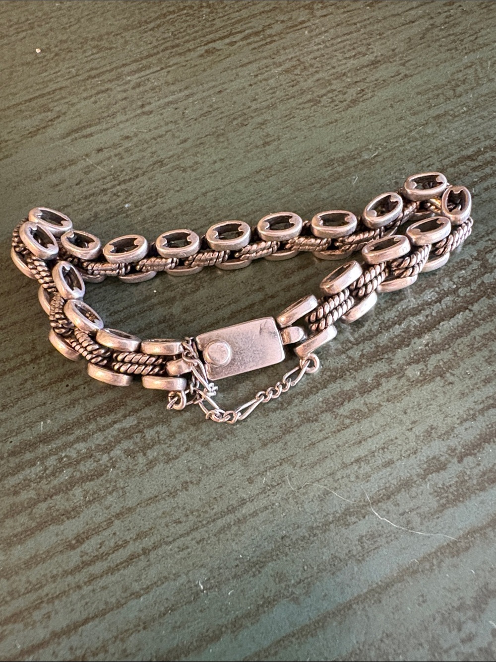 Silpada Retired Heavy Sterling Silver 925 Chunky Bracelet 7.5” 42g - Picture 5 of 8